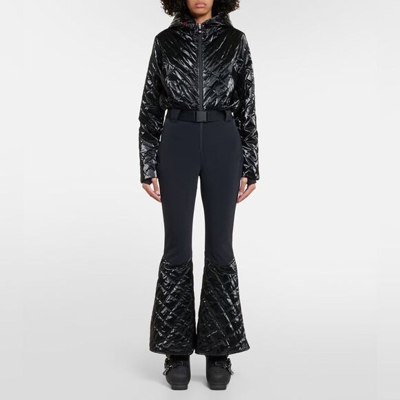 Perfect Moment Brooke Ski Suit Black Quilted NWT XL Waterproof - Picture 2 of 12